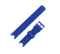 Watch Strap Pin Buckle Compatible Compatible With Swatch Flik Flak Children's Sports Wristbands Bracelets 16mm(Blue)