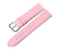 Watch Strap Plain Weave Watchband Candy Color Women Men(Pink,20mm)