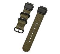 Watch Strap Replacement Military Nylon 18 mm with Stainless Steel Clasp Compatible with Casio AE1200WH AE-1500 W-218H SGW-300