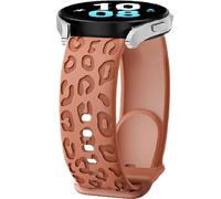 Watch Strap Silicone for Garmin Venu 2 Plus/Venu Sq/Sq 2, 20mm Leopard Bracelet Sport Replacement Band for Garmin Vivoactive 3/Vivomove 3/Style/Luxe/Trend/HR, Forerunner 245/645 Music