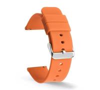 Watch Strap Silicone Watch Band 20mm 22mm Rubber Bracelet Quick Release Replacement Strap Soft WaterProof(Orange,20mm)