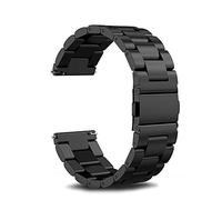 watch strap stainless steel for suunto 9/ambit 3 vertical/spartan sport hr metal band wrist 24mm black