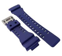 WATCH STRAP to fit Casio G-Shock GA-100 Premium Quality PU/Resin Black Blue Red or Green (Blue)