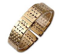 Watch Strap Watch Strap Solid Stainless Steel Seven Beads Butterfly Buckle 12mm14mm16mm18mm19mm20mm22mm24mm Strap