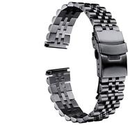 watch straps 18 19 20 21 22 23 24 26 28 30mm Width Full Stainless Steel Watchband Luxury Big Size Quality Flat Head Universal Belt
