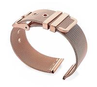 Watch Straps 18mm 20mm 22mm 24mm Loop Strap Wrist Band Men Women Universal Stainless Steel Gold Black Bracelet Watchband Accessories Replacement Strap (Color : Rose Gold)