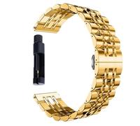 watch straps 20mm 22mm Quick Release Stainless Steel Watchband Double Press Butterfly Buckle Flat Head Universal Strap With Tool