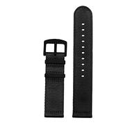 Watch Straps for Men and Women,Watch strap loop, 20mm-22mm Men Silky Nylon Braided Sport Watch Strap Skin Friendly Watch Wrist Band Bracelet Replacement for Dial Quartz Watch ( Color : Black black Cla