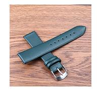 Watch Straps Soft Leather Strap Watchband 8 10 12 14 16 18mm 20mm 22mm 24mm Men Women Replace Wrist Band Bracelet Watch Accessories Replacement Strap (Band Color : Green)