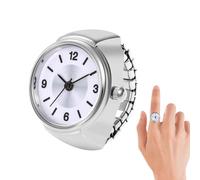 Watch The Rings - Simple Watch, Creative Clock Ring For Couples | Novelty Ring Watch For Men, Boys, Women, Girls, Single Finger For Men, White., Se référer au descriptif, Refer to description