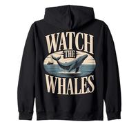 Watch The Whales Whale Watching Tour Zip Hoodie