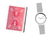 Watch This Magic Tricks Playing Card Change Card to Watch Close Up Street Illusion Gimmick Mentalism Puzzle Toy Magia Card