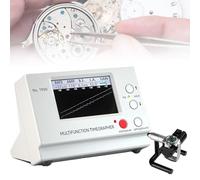 Watch Timing Machine, Multifunction Timegrapher, 6 Test Directions, Amplitude Range 100°-360°, Daily Deviation Measurement ±999s/d, Resolution 480×272, for Watchmakers and Repair Shops