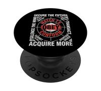 Watch TV Obey Conform Surrender Mind Control Rebel Graphic PopSockets Adhesive PopGrip