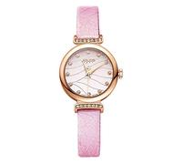 Watch Wave Pattern New Fashion Ladies Belts Quartz Female Form (Color : B)