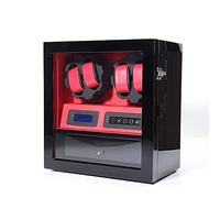Watch Winder 4 + 5 Piano Paint Led High-end Smart Touch Screen Watch Watch Winder Silent Running Rotation Motor Anti-Magnetization 30.5 18.5 32.5cm (D)