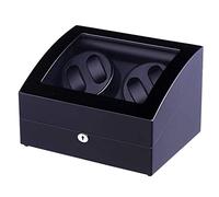 Watch Winder,Automatic Rotating Piano Paint?Ultra Quiet 4+6 Black Shake Table Electric Motor Box Mechanical Watches Winding Box