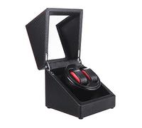 Watch Winder,Automatic Wood Double Rotation Winders Silent Motor Wood Box 4 Modes 2 Power Supply Mode 19.5 times 18 times 18CM Beautiful Home