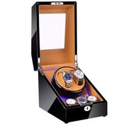 Watch Winder Box for Automatic Watches, with LED Light, Black Piano Paint Exterior, Silent Motor, Fit Lady and Man Watches It's so kind of you