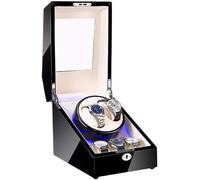 Watch Winder Box for Automatic Watches, with LED Light, Black Piano Paint Exterior, Silent Motor, Fit Lady and Man Watches It's so kind of you