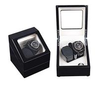 Watch Winder Case,Automatic Watch Winder Double Watches Rotation Winders Deluxe Silent Motor Wood Box 4 Modes 2 Power Supply Mode-19.5×18×18CM Beautiful Home