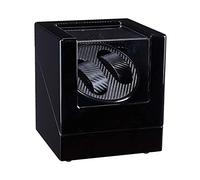 Watch Winder Case,Automatic Watch Winder,Watches and Jewelry Automatic Double Watch Winder Box Wood Shell Piano Paint Exterior Silent Motor for Men’s and Ladies Wrist Watch Beautiful Home