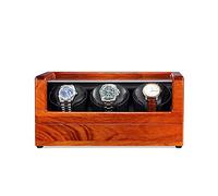 Watch Winder,for 1-4 Automatic Watches Solid Box with Motors, Battery Powered or AC Adapter 5 Rotation Modes