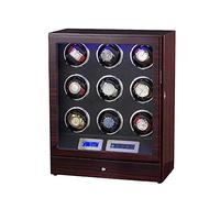 Watch Winder for A Watch Watch Winder Automatic To 9 Watches Quiet Engine LCD Digital Display With Drawer Piano Finish little surprise
