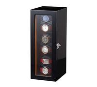 Watch Winder For Automatic 6 Watches, Running Watch Box And 5 Mode, Adjustable PU Watches Cushion