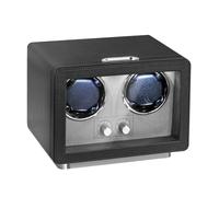 Watch Winder for Automatic Watches,Watch Winder Box with LED Light,2 Watch Winder with Japanese Quiet Motor,4 Rotation Modes,USB Type C, Black