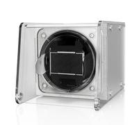 Watch Winder for Automatic Watches - Watch Winder Box with Quiet Motor 4 Rotation Mode Setting, Clear, Double Watch Winder