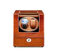 Watch Winder for Double Automatic Watches Carbon Fibre Exterior Piano Finishing Wood with High-Gloss Lacquer 5 Available Modes for Men's and Lady's Included for Women's and Men's Watches