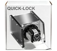 Watch Winder Smith Crystal Acrylic Single/Dual Winder for Automatic Watches, Smoke Gray, 2 Watches, Crystal Acrylic