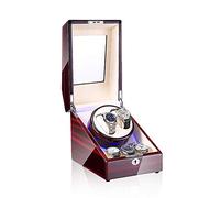 Watch Winders - 3+2 Mechanical Watch Shaker LED Automatic Winding Box Household Mute Anti-magnetic Electric Motor Box Watch Storage Display Box Open Lid Stop