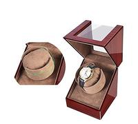 Watch Winders Display Piano Paint Black Red Gloss Case Watch Winder Box Single Automatic Watch Winder Box 5 Modes