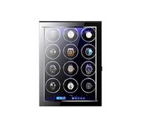 Watch Winders,Watch Automatic Watch Winder for 12 Watches,Adjustable Watch Pillows for Watch,Built-in Blue LED Illumination and LCD Touch Screen,Ultra-Silence Beautiful Home