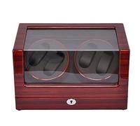 Watch Winders Watch Winder for Automatic Watches 4 Watch Winder Battery Operated Watches Cases Watches Boxes Winders Display Storage Red