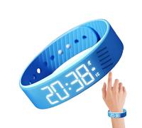 Watch with Alarm - Vibrating Alarm Wristband Smart Watch,Anti-Snooze Adjustable Wristband Smartwatch for Kids Women Men Bedroom Sports Work Travel Outdoor