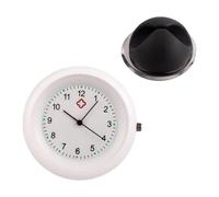 Watch With Nursing Stethoscope - Pocket Watch With Stethoscope Attack Medical Symbols | Precise Practical Accessory For Nurses, Medical Students And Professionals Of The S, White/Dark Grey
