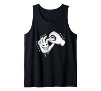 Watch Your Back Eye Hand Grin Occult Sigil Horror Hamsa Tank Top