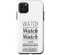 Watch Your Thought They Become Words Lao Tzu Taoism Wisdom Case for iPhone 11 Pro Max