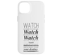 Watch Your Thought They Become Words Lao Tzu Taoism Wisdom Case for iPhone 14 Plus