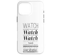 Watch Your Thought They Become Words Lao Tzu Taoism Wisdom Case for iPhone 16 Pro Max