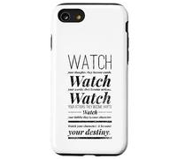 Watch Your Thought They Become Words Lao Tzu Taoism Wisdom Case for iPhone SE (2020) / 7 / 8