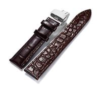 Watchband 18mm/19mm/20mm/21mm/22mm/24mm Soft Calf Leather Watch Strap Alligator Grain Watch Band See Chart2,16mm