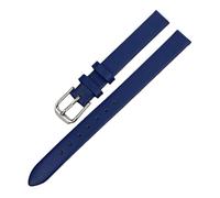 Watchband 6mm-22mm Genuine Leather Watch Strap, Plain Cowhide, Color 16, 12mm