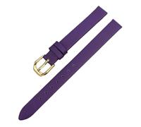 Watchband 6mm-22mm Genuine Leather Watch Strap, Plain Cowhide, Color 20, 10mm