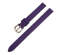 Watchband 6mm-22mm Genuine Leather Watch Strap, Plain Cowhide, Color 21, 12mm