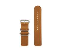 Watchband fit for Casio small square strap AE1200/AE-1300/F-108/W-216 vintage leather watch with 18mm bracelet accessory wristband(Brown silver)