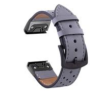 Watchband for Garmin Fenix 6 6X Pro 5 5X Plus 3Hr Leather Band for Approach S62 S60 3 Hr Watch Quick Release Easyfit Wrist Strap/F/for Approach S62 S60